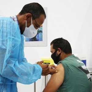 أرشيفية.. أحد مراكز التطعيم ضد كورونا في ليبيا