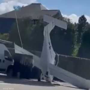 فيديو سقوط الطائرة