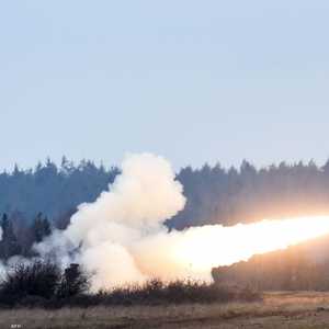 أرشيفية لقاذفة الصواريخ المتطورة التي استملتها كييف.