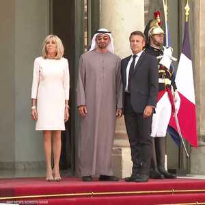 الرئيس الفرنسي يستقبل نظيره الإماراتي