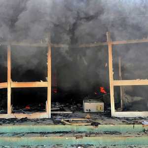 تم حرق أحد المقار الحكومية في كسلا