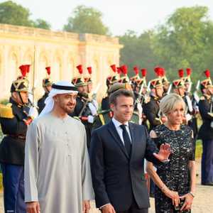 الشيخ محمد بن زايد ولقاء مع الرئيس الفرنسي إيمانويل ماكرون