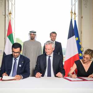 اتفاقية شراكة إستراتيجية شاملة في الطاقة بين الإمارت وفرنسا