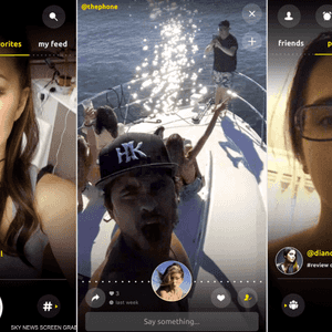 تطبيق "بي ريل" دون فلاتر