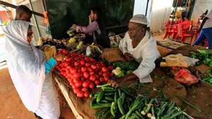 السودان، أسعار المواد الغذائية - سوق الخيمة بالخرطوم