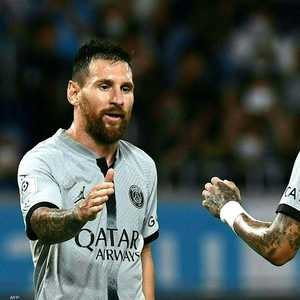 ميسي خلال المباريات التحضيرية مع سان جرمان