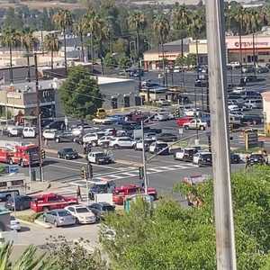 لقطة من مكان وقوع حادثة إطلاق النار في سان بيدرو