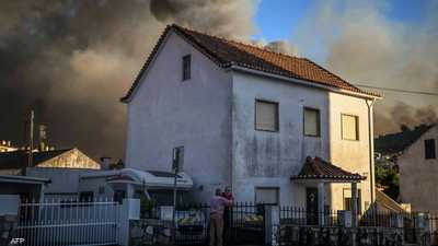 حريق كبير يندلع بغابات البرتغال.. وعمليات إخلاء لتجنب الأسوأ