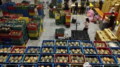 الحظر التجاري الصيني يشمل بعض أنواع الفواكه والأسماك