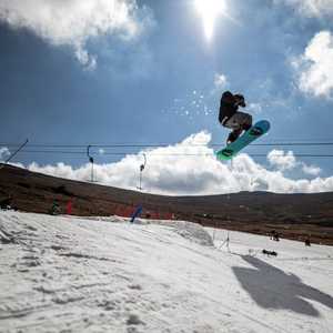 التزلج على جبال مالوتي في ليسوتو