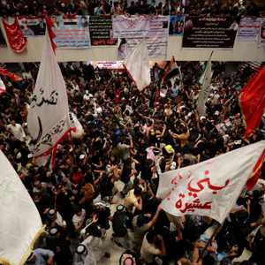 جانب من اعتصام البرلمان العراقي