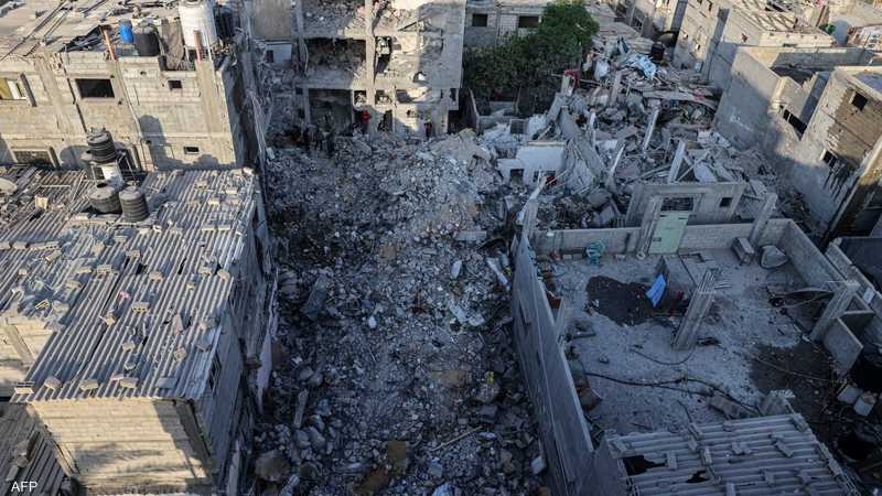 خلف القصف الإسرائيلي دمارا واسعا في غزة
