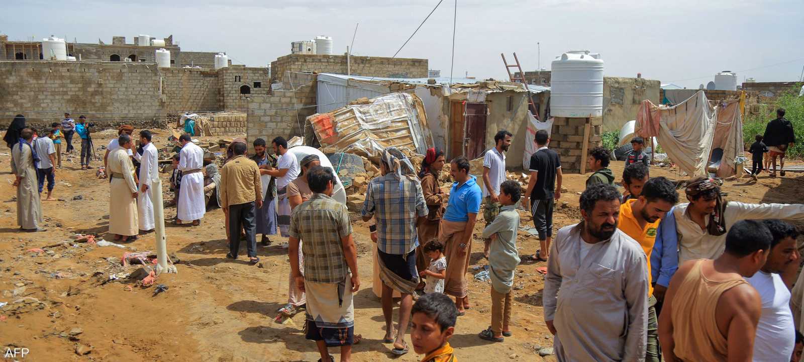السيول في اليمن تلحق الأضرار بالنازحين