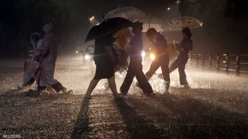 أمطار غزيرة سقطت على العاصمة الكورية الجنوبية