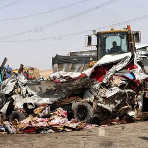 آثار حادث سير في مصر - أرشيفية