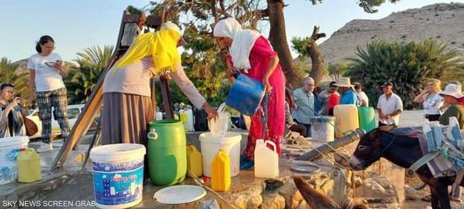 مشكلة المياه أكثر صعوبة في المناطق الريفية بتونس