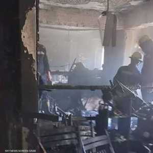 صور متداولة لحريق كنيسة إمبابة