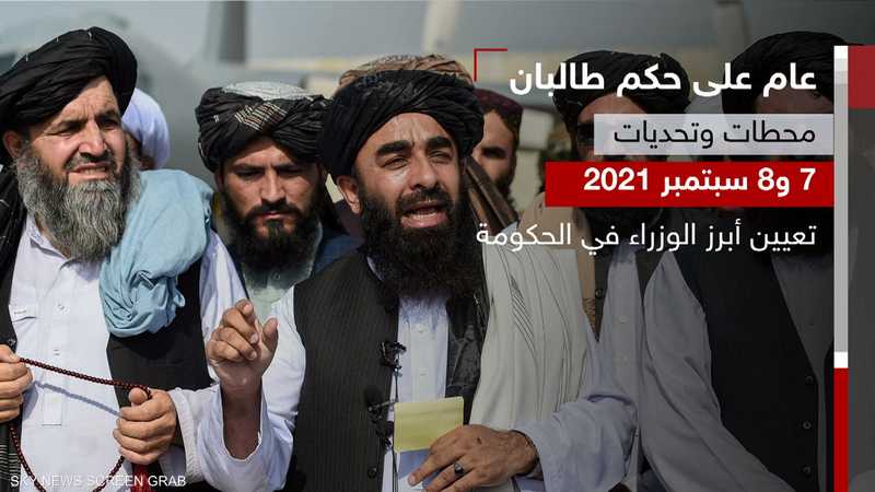 عام على حكم طالبان.. محطات وتحديات