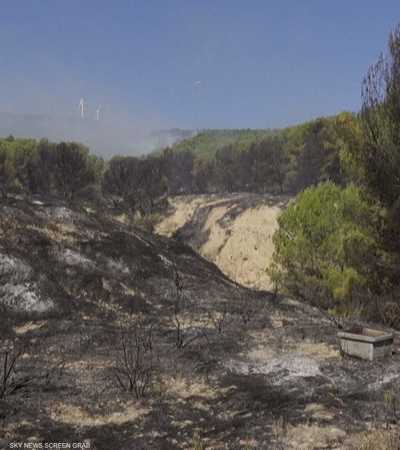 إسبانيا تكافح حريق غابات تؤججه الرياح