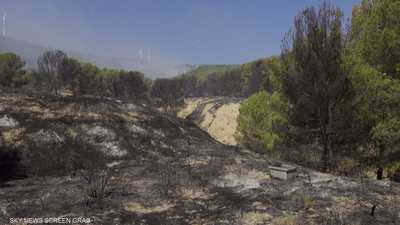 إسبانيا تكافح حريق غابات تؤججه الرياح