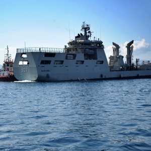 صورة أرشيفية لسفينة تابعة للبحرية الإندونيسية