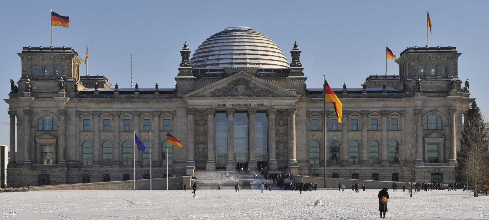 البرلمان الألماني - شتاء ألمانيا - برلمان ألمانيا