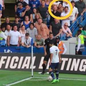 الحركة العنصرية التي قام بها المشجع تجاه سون