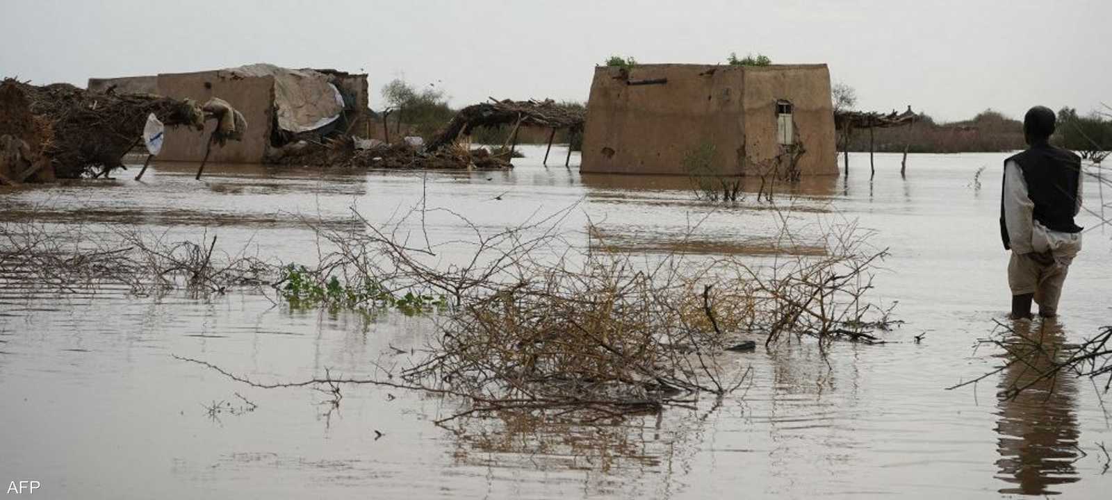 الفيضانات والسيول تجتاح مناطق في السودان