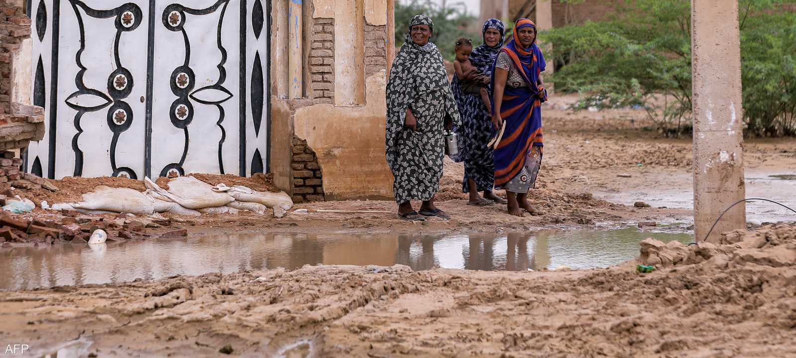 السودان تعرض لموجة من السيول الجارفة