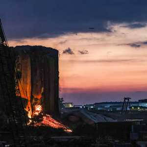 النيران اشتعلت في الصوامع لأسابيع