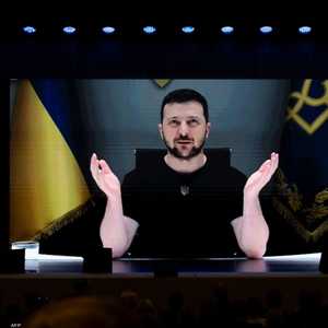 الرئيس الأوكراني فلوديمير زيلينسكي