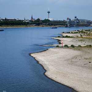انخفاض مناسيب الأنهار بألمانيا يقلل من حركة النقل
