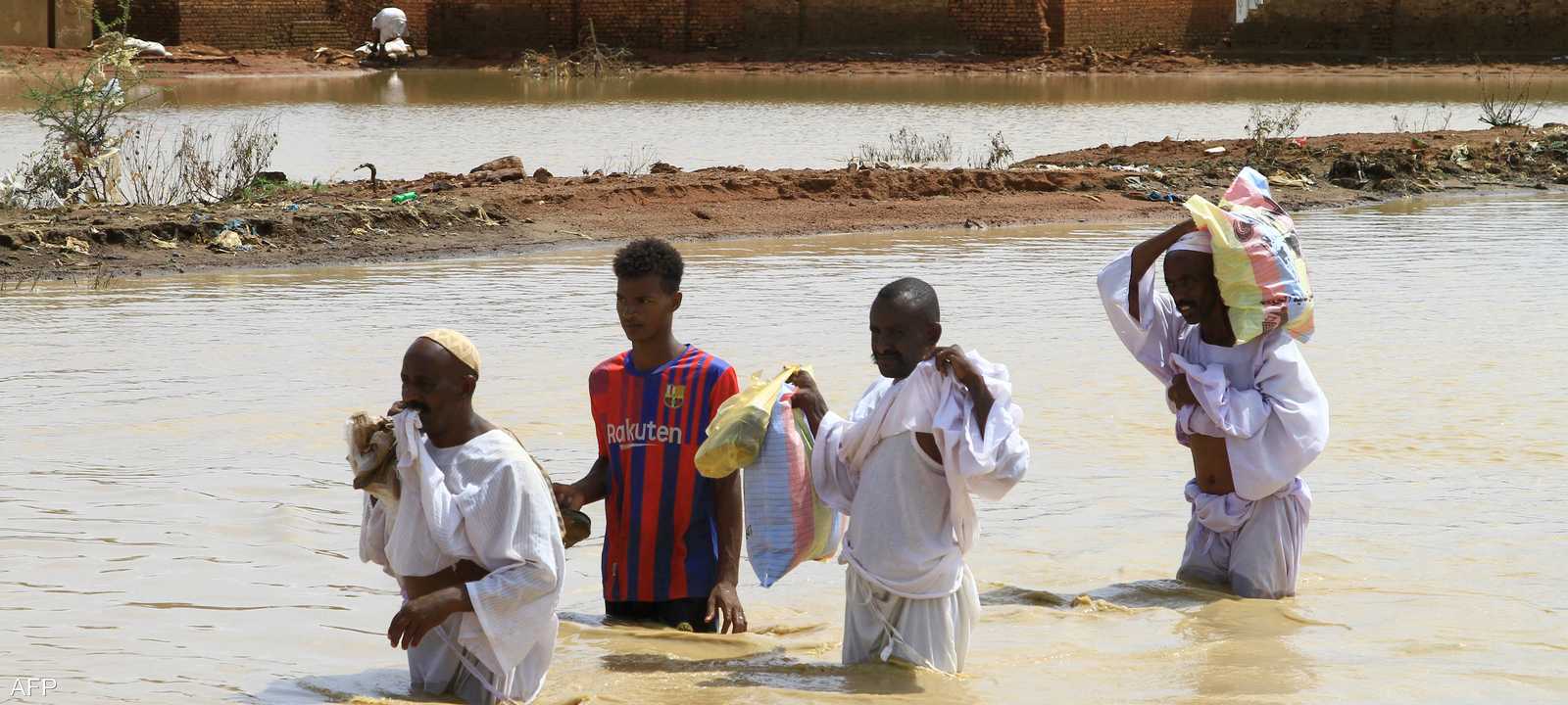 فيضانات في السودان - أرشيفية