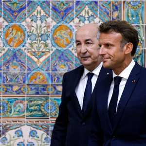 الرئيس الفرنسي والرئيس الجزائري
