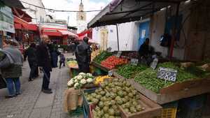 سوق في العاصمة تونس- أرشيفية