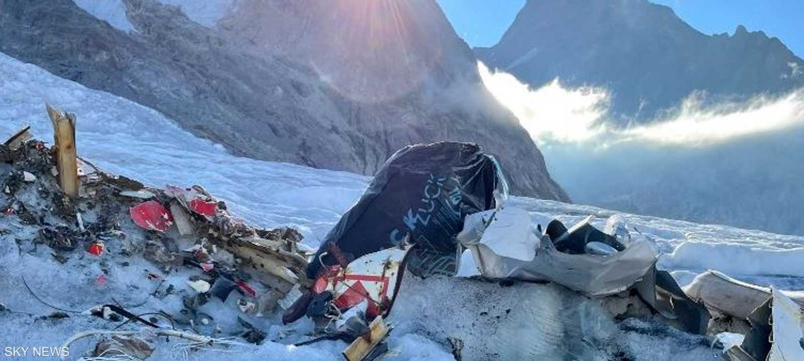 ذوبان الأنهار الجليدية في جبال الألب