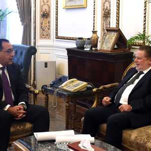 لقاء حسن عبدالله مع رئيس الحكومة المصرية