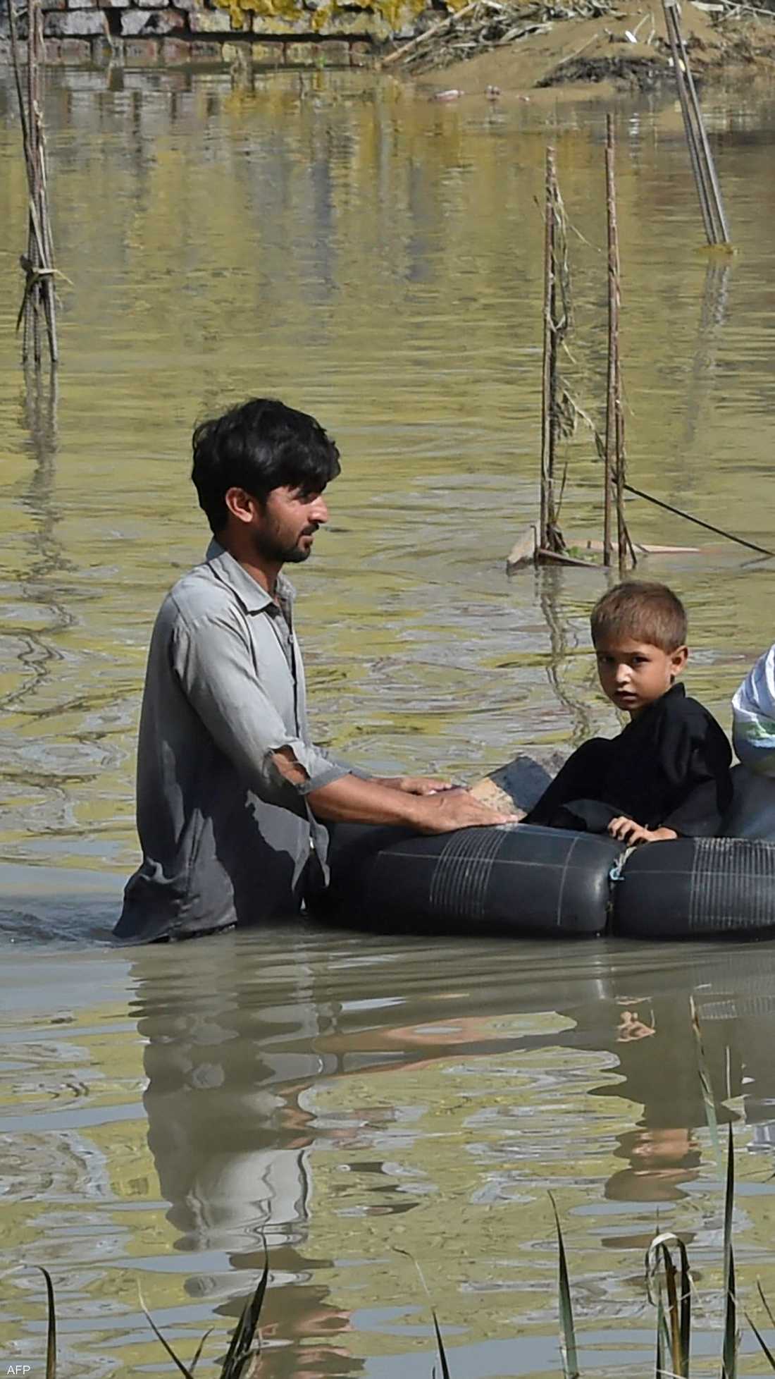 الفيضانات الناجمة عن الأمطار الموسمية في باكستان