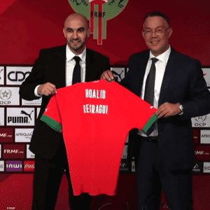 لحظة تقديم وليد الركراكي