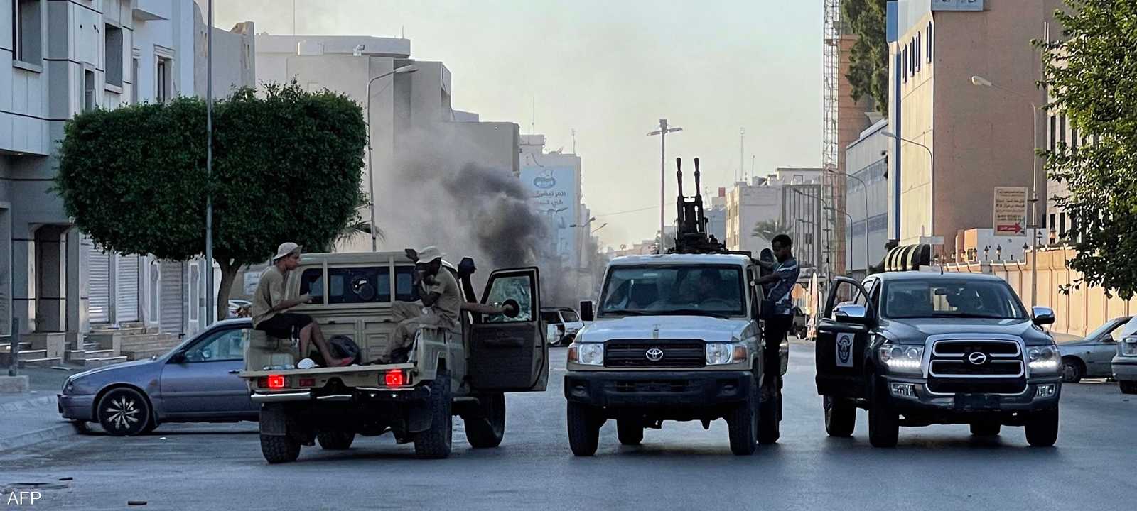 مسلحون في العاصمة الليبية طرابلس