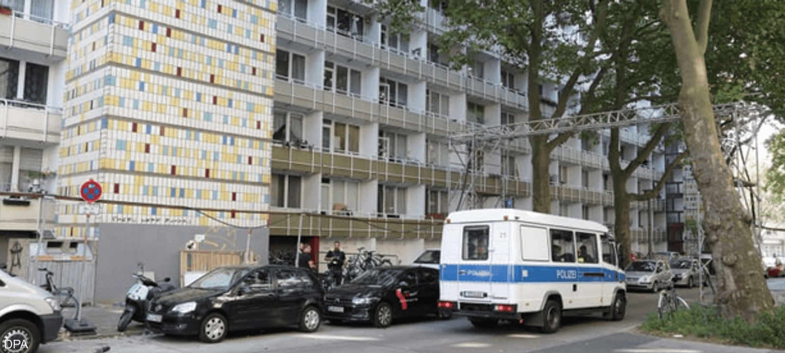 موقع الحادث - صورة من وكالة الأنباء الألمانية