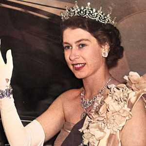 صورة للملكة إليزابيث في عام 1951