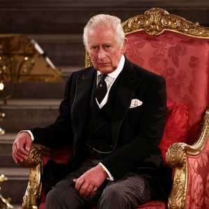 الملك تشارلز من قصر وستمنستر