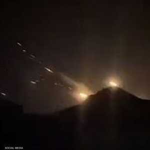 صورة من فيديو متداول للقصف بين أذربيجان وأرمينيا.