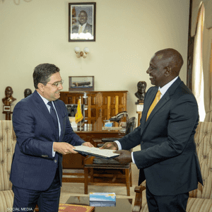 الرئيس الكيني الجديد استقبل وزير خارجية المغرب