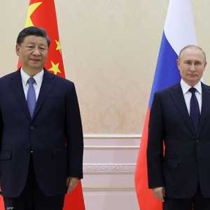 الرئيسان الروسي فلاديمير بوتن والصيني شي جين بينغ