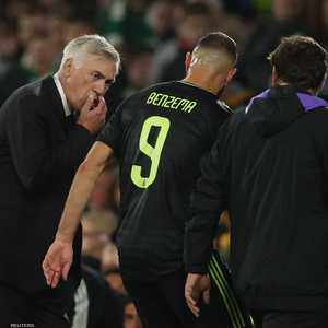 بنزيمة أصيب في مباراة سلتيك بدوري أبطال أوروبا