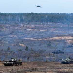 دبابات روسية في لقطة أرشيفية