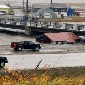 سجلت سرعة الرياح حوالى 145 كم في الساعة