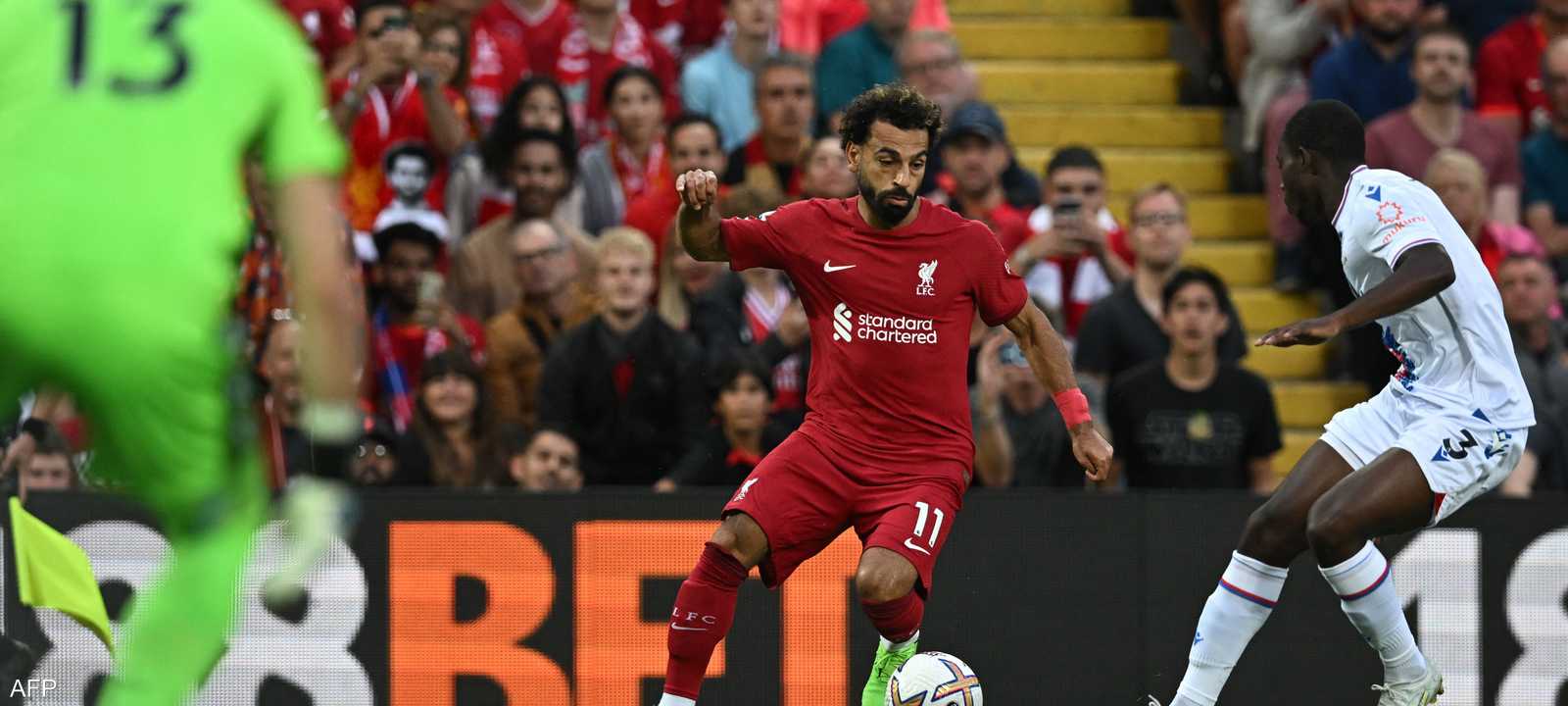 محمد صلاح موهوب بالتسجيل عن طريق قدمه اليسرى